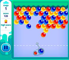 Мультяшные шарики — играть онлайн